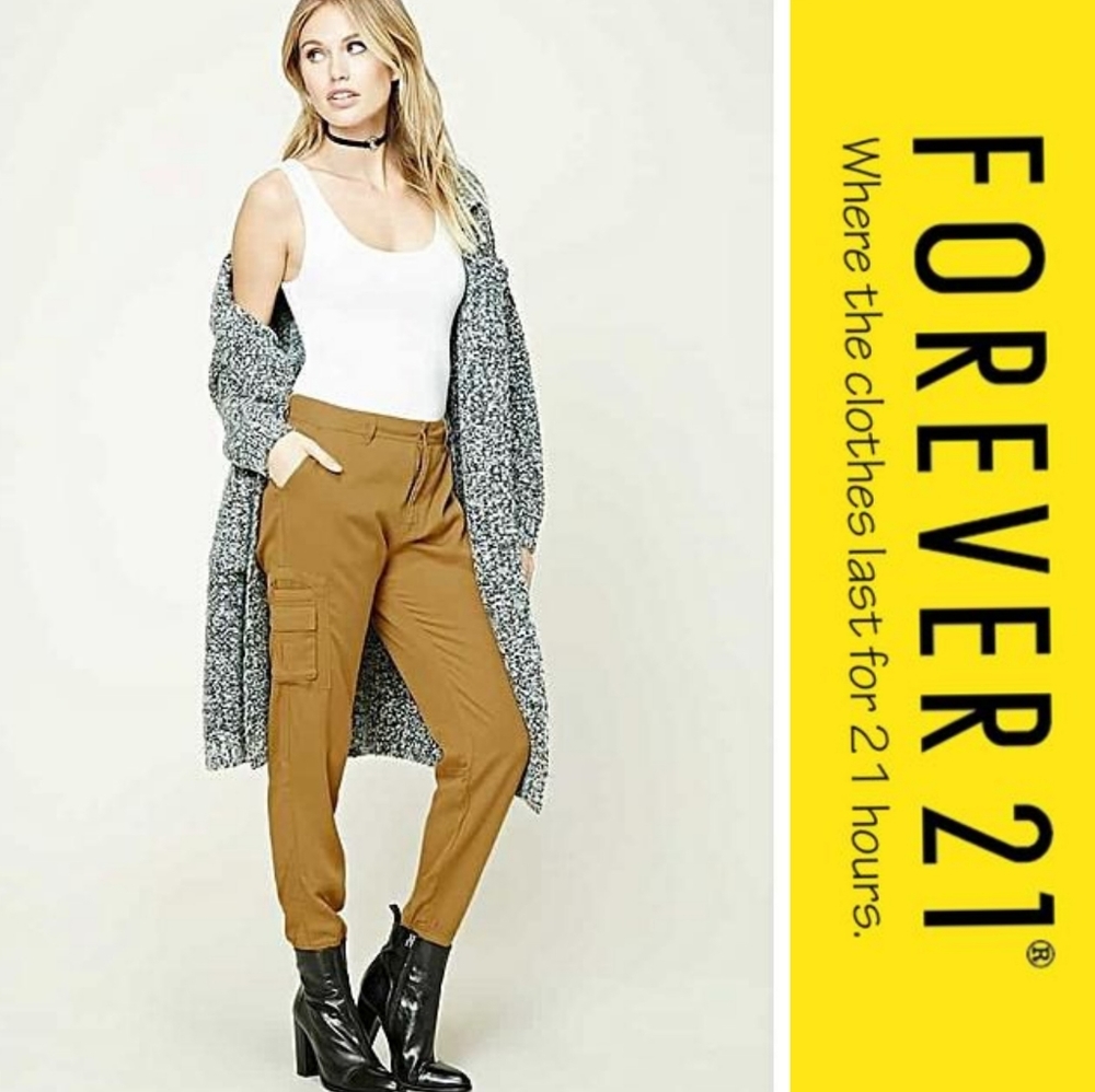 Forever21 Contemporary Cargo Pants